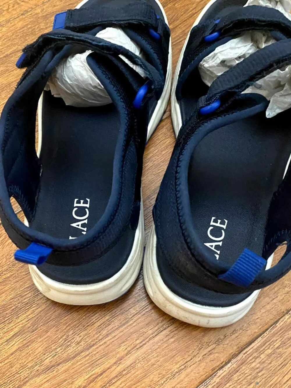 The Children's Place Boy's Sandal, Navy, 6 Big Kid